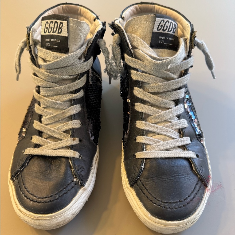Golden Goose High-Top Sneakers - Black
